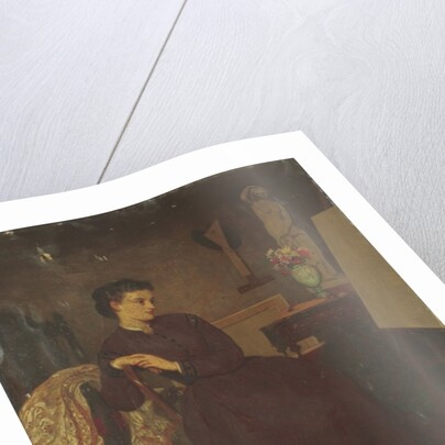 A Lady Artist, 1869 by Ernest Gustave Girardot