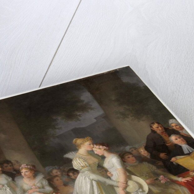 The kiss of protection by the local chatelaine by Marguerite Gerard