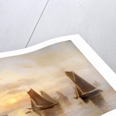 When the Boats Come Home, Skerries Beach, Evening, 1889 by Alexander Williams