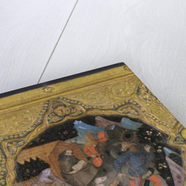 Detail from The Story of Diana and Actaeon, with Saint Jerome: a cassone panel by Francesco di Michele