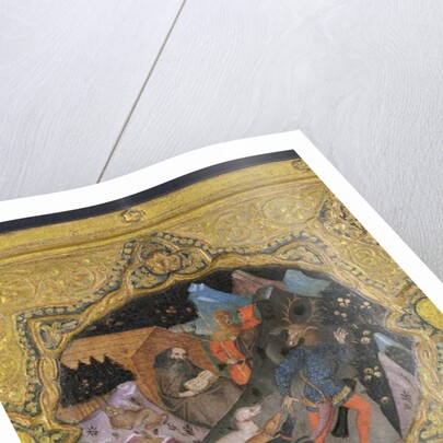 Detail from The Story of Diana and Actaeon, with Saint Jerome: a cassone panel by Francesco di Michele