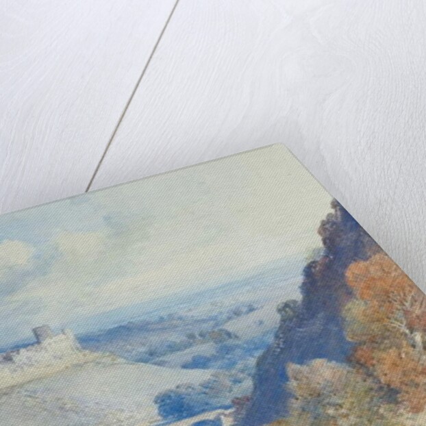 Richmond Castle and Town, Yorkshire by William Callow