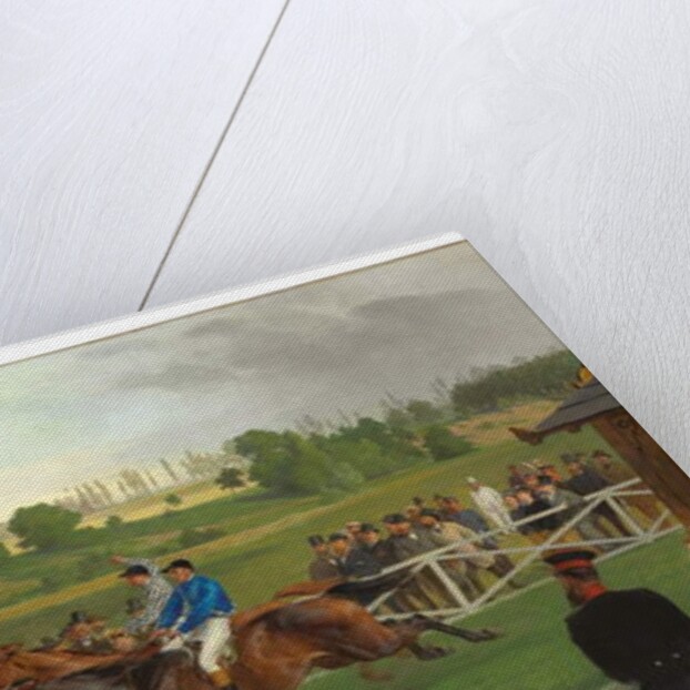 The Finish, Hoppegarten, Berlin, 15 June 1873, 1874 by Carl Constantin Steffeck