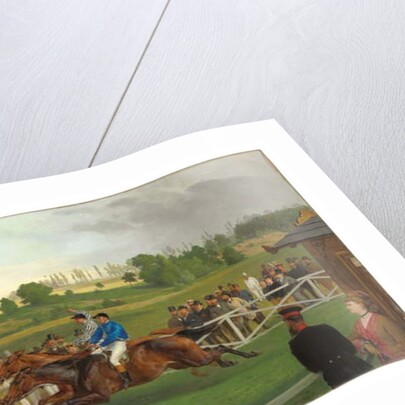 The Finish, Hoppegarten, Berlin, 15 June 1873, 1874 by Carl Constantin Steffeck