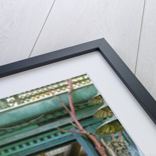 Pair of Thai roof ornaments by School Thai