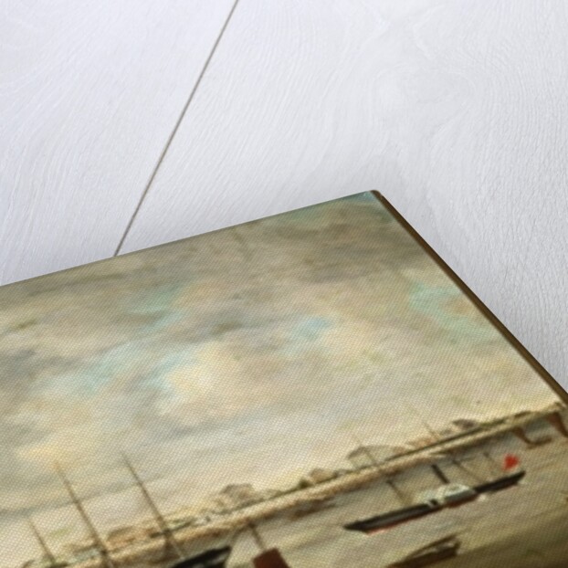 Chinese Fishing Vessels, Shanghai, c.1857 by Qua Chow