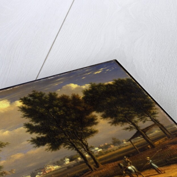 A view of the Alpha Cottages, near Paddington by John Seguier