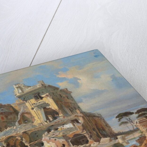 The Battle of the Casino dei Quattro Venti during the Siege of Rome, 1849 by Carl Friedrich Heinrich Werner