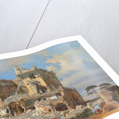 The Battle of the Casino dei Quattro Venti during the Siege of Rome, 1849 by Carl Friedrich Heinrich Werner