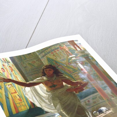 Feeding the Sacred Ibis in the Halls of Karnac by Edward John Poynter