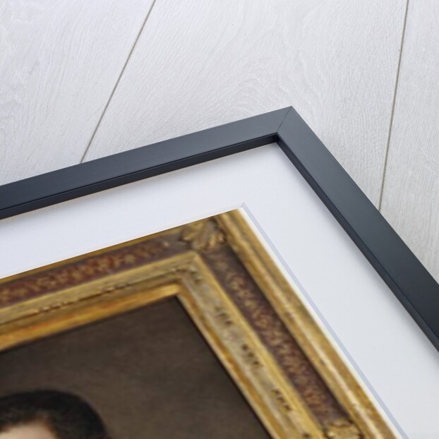 Portrait of a boy, bust-length, in a black doublet with a white collar by Jacopo Robusti Tintoretto