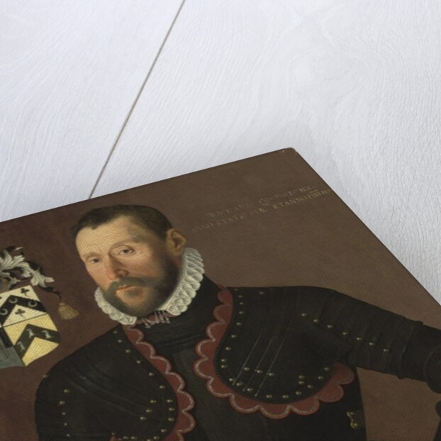 Portrait of Richard Goodricke, Sen.. aged 50, 1574 by English School