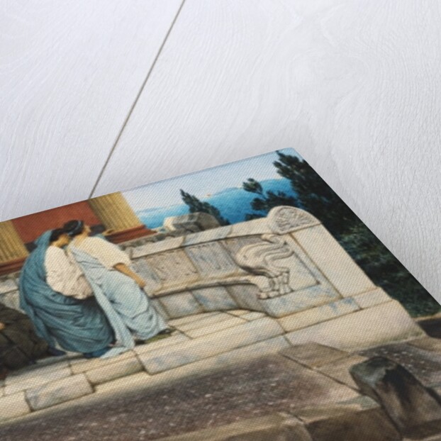 An Exedra, 1871 by Lawrence Alma-Tadema