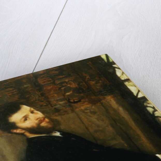 Portrait of the singer George Henschel playing Alma-Tadema's piano, Townshend House, 1879 by Lawrence Alma-Tadema
