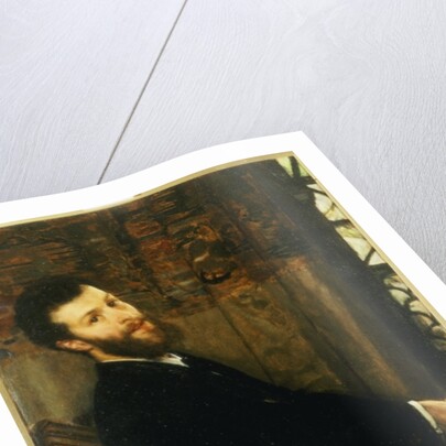Portrait of the singer George Henschel playing Alma-Tadema's piano, Townshend House, 1879 by Lawrence Alma-Tadema