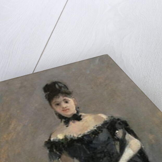 Woman in Black or Before the Theatre, 1875 by Berthe Morisot