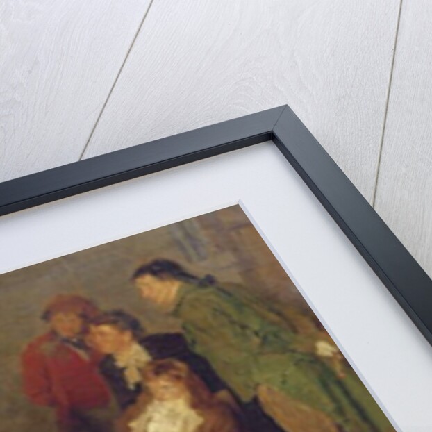 King Louis XVI of France bidding farewell to his family in the Temple prison, detail, 1873 by Ernst Meisel