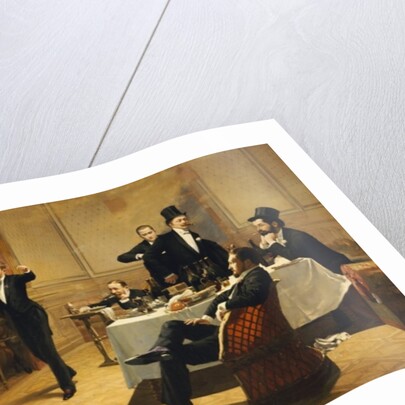 The Dinner Party, 1837 by Ferencz Paczka