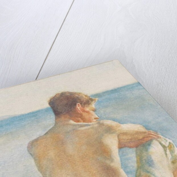 Watching the sea by Henry Scott Tuke