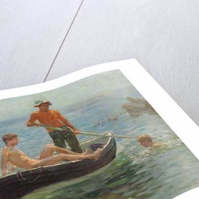 The orange jersey, 1913 by Henry Scott Tuke