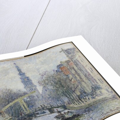 Canal a Amsterdam, 1874 by Claude Monet