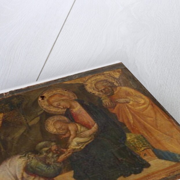 Adoration of the Magi by Aretino Luca Spinello or Spinelli