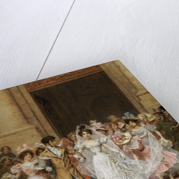 The Wedding, Church of St. Roch, Paris by Frederik Hendrik Kaemmerer