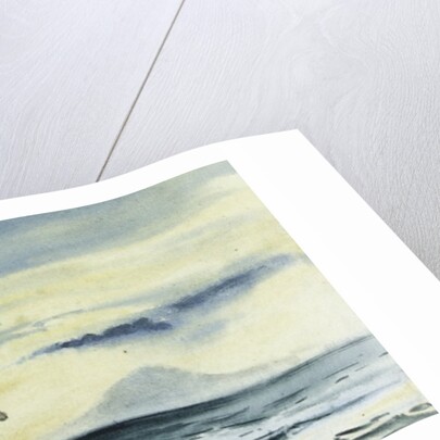 The last sight of Mount Discovery: SS. 'Morning' and 'Terra Nova' following the 'Discovery' out of McMurdo Strait, Feb.19.04 Midnight, 1904 by Edward Adrian Wilson