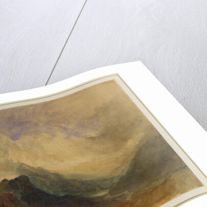 An Alpine Valley, probably the Val d'Aosta by Joseph Mallord William Turner