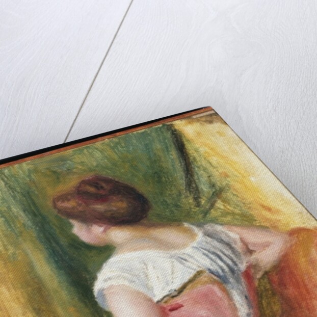 Seated Young Woman by Pierre Auguste Renoir