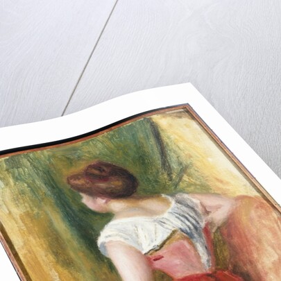 Seated Young Woman by Pierre Auguste Renoir