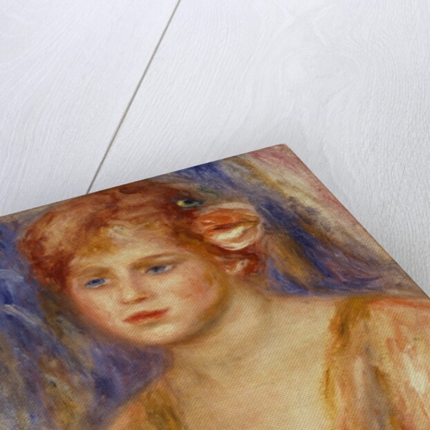 Portrait of a young girl by Pierre Auguste Renoir