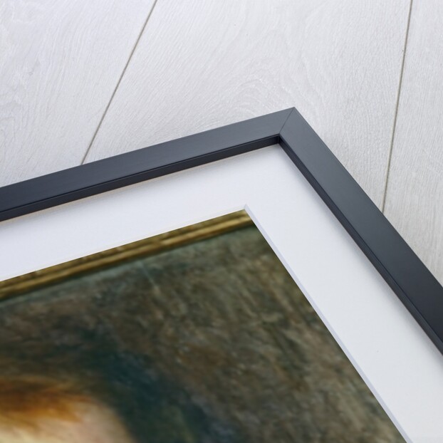 Portrait of Coco Against a Blue Background by Pierre Auguste Renoir