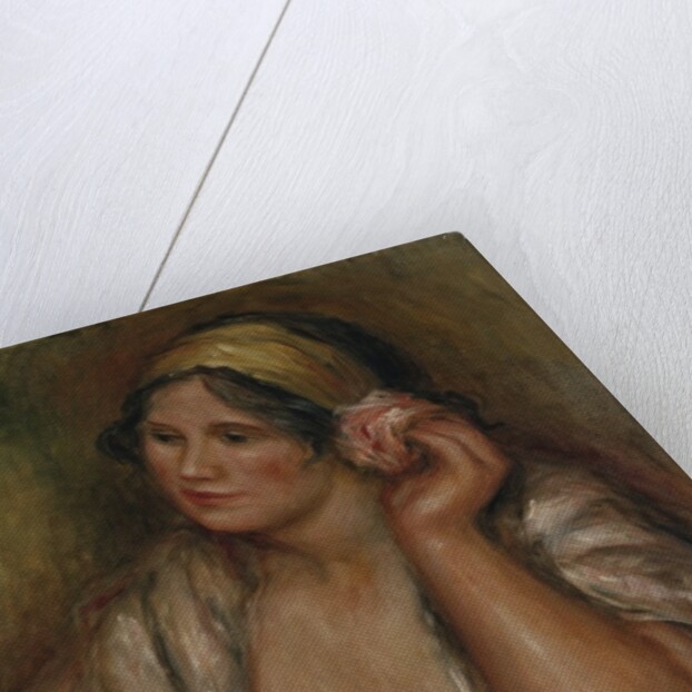 Gabrielle with Green Necklace, c.1905 by Pierre Auguste Renoir