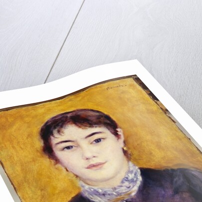 Young Woman in Blue, 1879 by Pierre Auguste Renoir