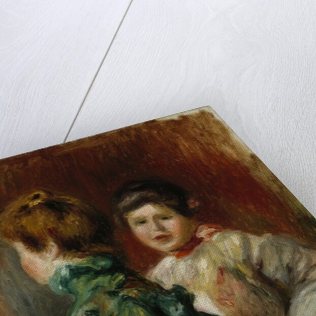 Heads of Two Women, c.1895 by Pierre Auguste Renoir