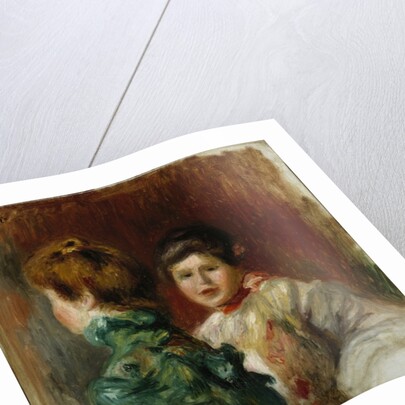 Heads of Two Women, c.1895 by Pierre Auguste Renoir