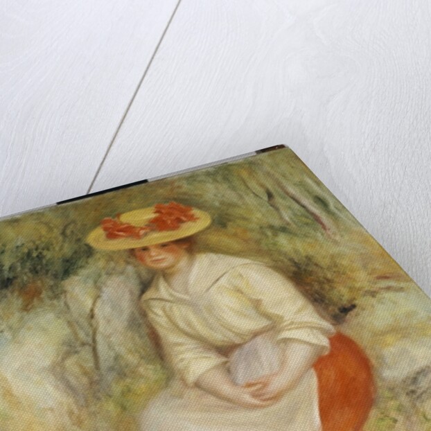 Gabrielle in a Straw Hat, 1900 by Pierre Auguste Renoir