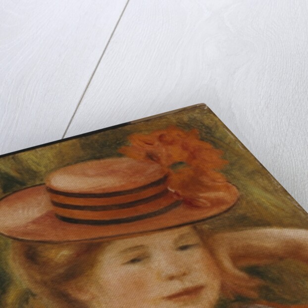 A Young Girl with a Red Hat, 1899 by Pierre Auguste Renoir