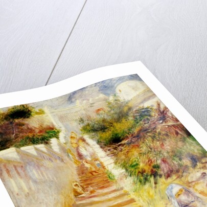 The Steps, Algiers, c.1882 by Pierre Auguste Renoir