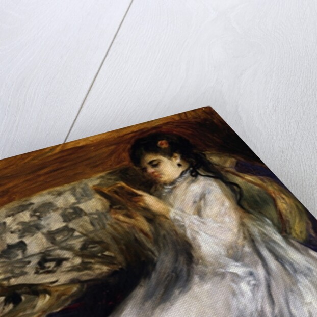 Woman in White Reading, 1873 by Pierre Auguste Renoir