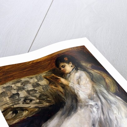Woman in White Reading, 1873 by Pierre Auguste Renoir