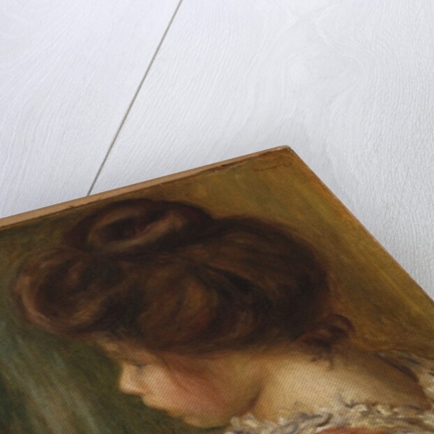 Portrait of a young girl by Pierre Auguste Renoir