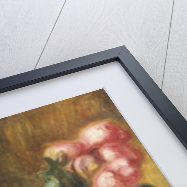 Vase of Roses and an Orange, 1910 by Pierre Auguste Renoir