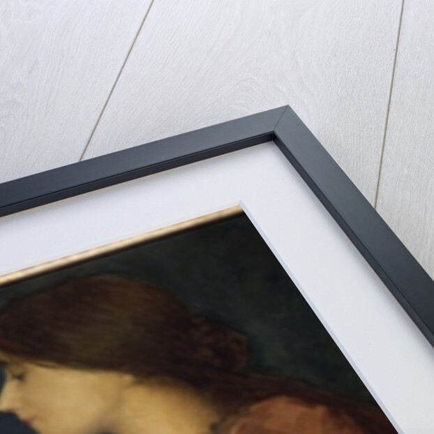 Pensive Lady, Seated by Edmond-Francois Aman-Jean