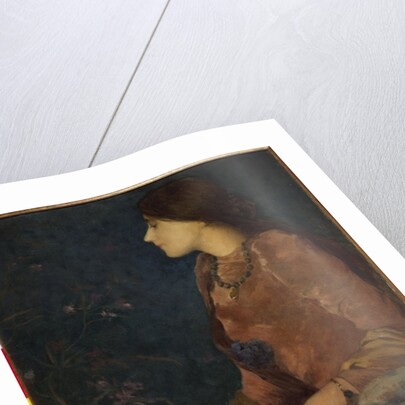 Pensive Lady, Seated by Edmond-Francois Aman-Jean