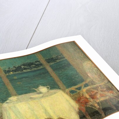 The Terrace in Front of the Bay of St. Tropez, 1929 by Henri Eugene Augustin Le Sidaner