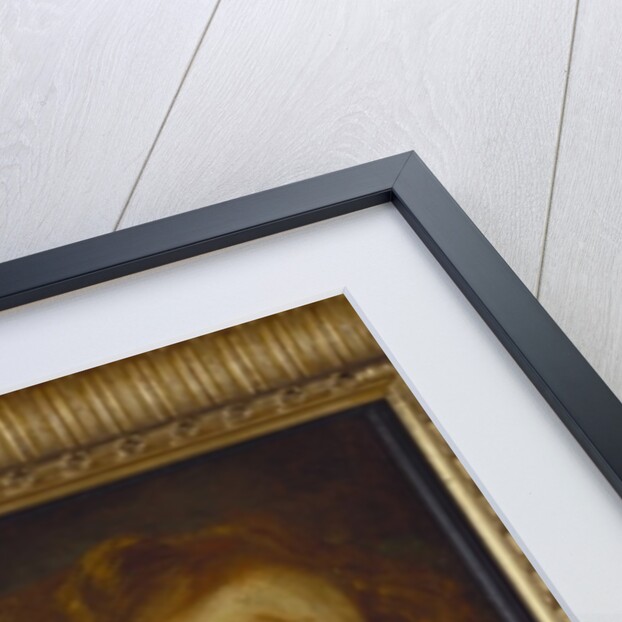 A young woman, bust length, resting her head on her hand by Anthony van Dyck