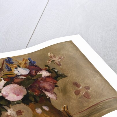 Flowers in a Vase, copy after a painting by Cezanne, c.1886 by Odilon Redon