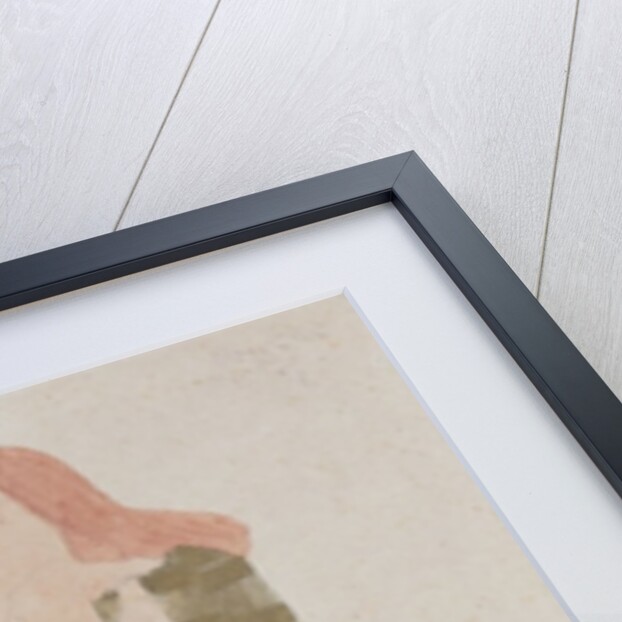 Standing Woman in a Golden Dress by Egon Schiele